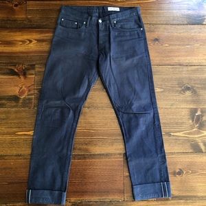 Gustin #361 Navy Selvedge Twill.